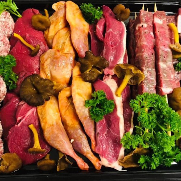 Plateau pierrade forestier par personne