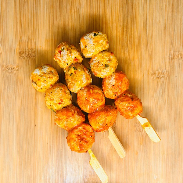 Brochette de mini-boulettes