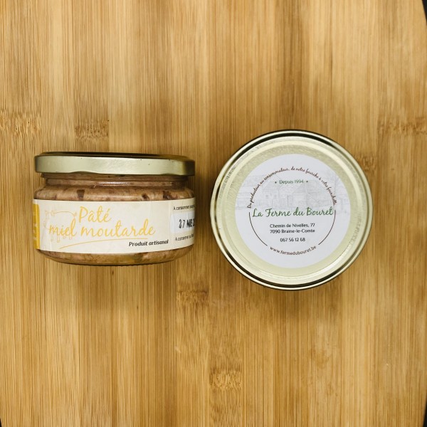 Bocal de pâté miel moutarde