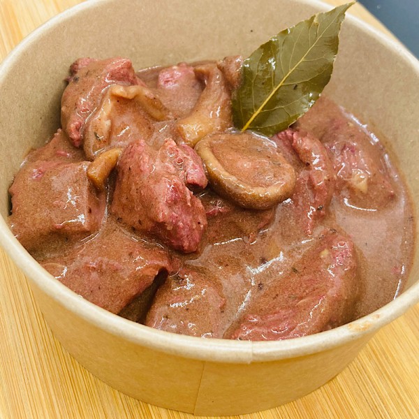 Ragoût de cerf aux champignons des bois