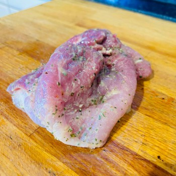 Tranches de porc marinés à l'ail