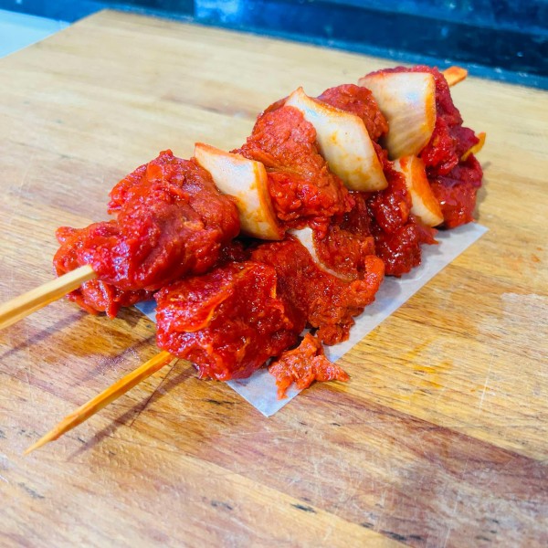 Brochettes de boeuf