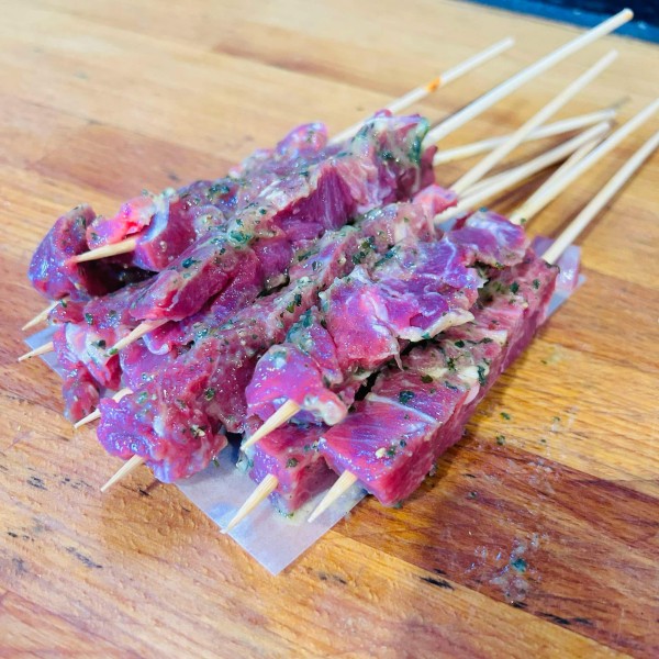 Mini brochettes d'agneau