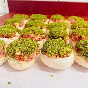 Champignons Portobello farcis