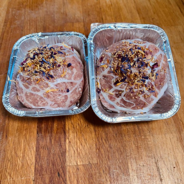 Pain de viande de poulet miel-moutarde